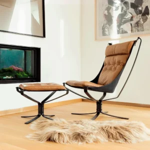 Falcon-Chair-With-Ottoman