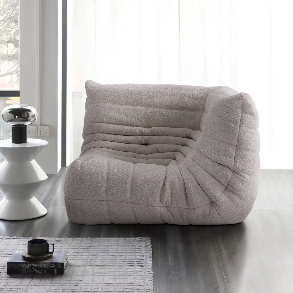 Sohnne Togo Sofa Corner Ultra Premium Replica, a corner sectional sofa with ultra-plush seating and premium fabric for a luxurious living space
