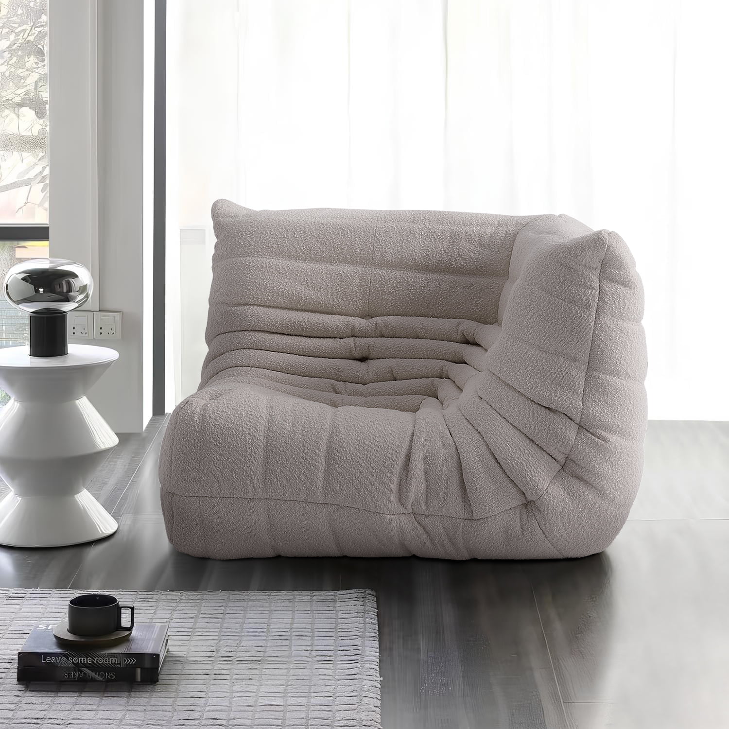 Sohnne Togo Sofa Corner Ultra Premium Replica, a corner sectional sofa with ultra-plush seating and premium fabric for a luxurious living space