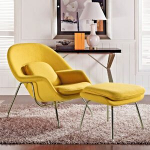 Womb Chair With Ottoman Replica 