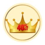40% off