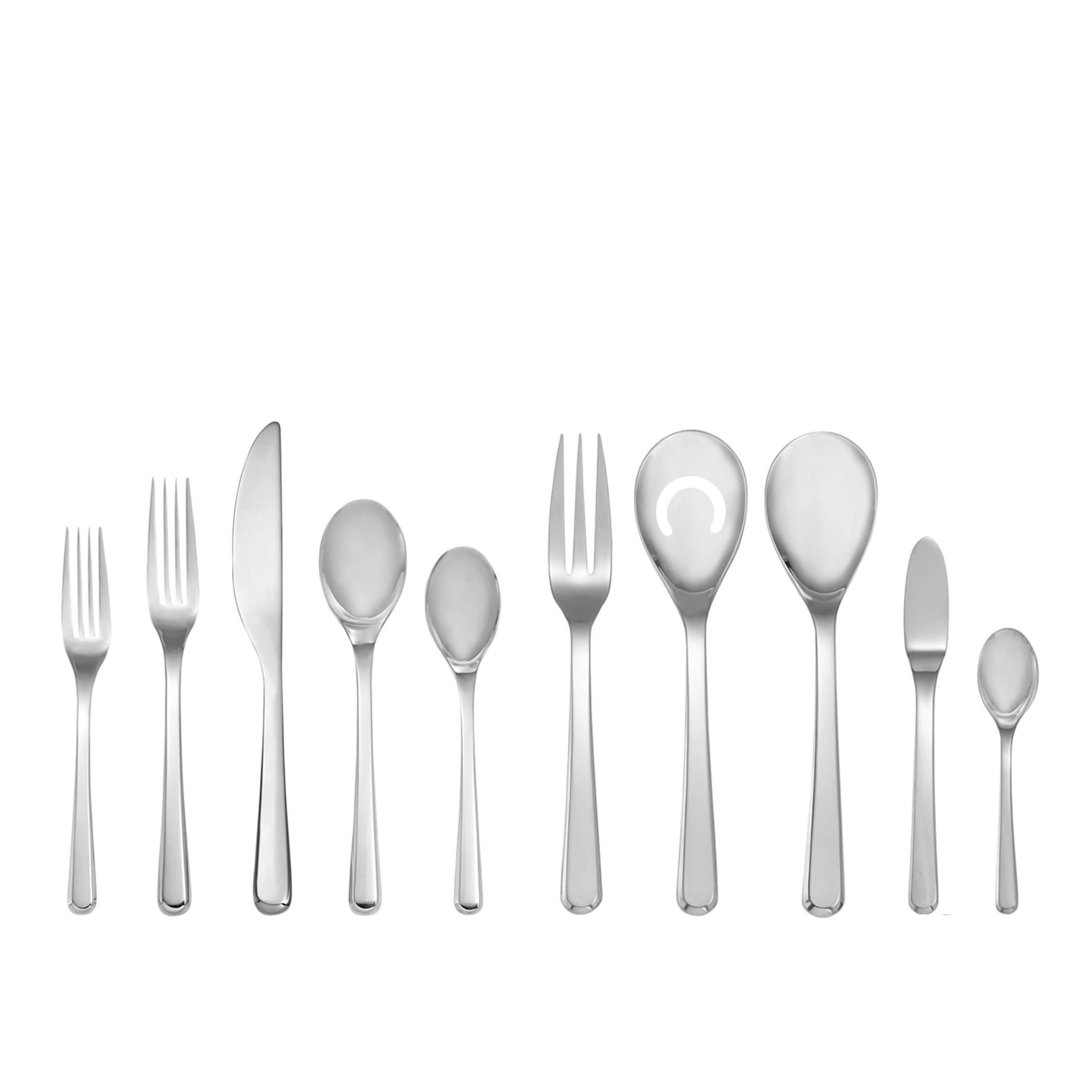 Nambe Aura 45-Piece Flatware Set - luxury stainless steel cutlery