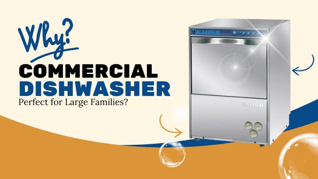 Chef's Deal commercial dishwasher for large families