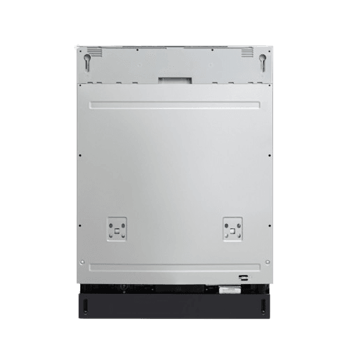 Spacious racks of a commercial dishwasher for large families